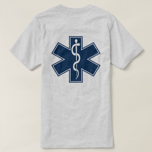 Paramedische EMT EMS T-shirt (Design achterkant)