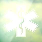 Paramedische EMT EMS Window Cling Raamsticker (Vel 3)