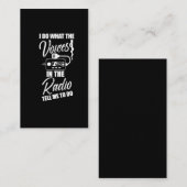 Paramedische EMT Gift Emergency Radio Ambulance Visitekaartje (Voorkant / Achterkant)