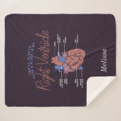 Paramedische EMT Personalized Forever Love Sherpa Deken (Voorkant (horizontaal))