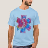 Paramedische EMT Tie Dye T-shirt (Voorkant)