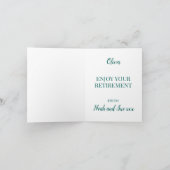 Paramedische en Ambo Funny Off Duty Pensioen Kaart (Binnen)