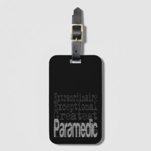 Paramedische extraordinaire bagagelabel