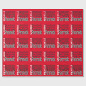 Paramedische extraordinaire cadeaupapier (Vlak)