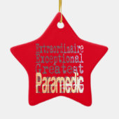 Paramedische extraordinaire keramisch ornament (Achterkant)