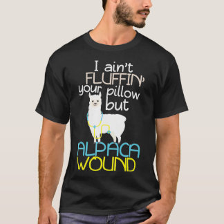 Paramedische Gift Alpaca Wondverzorging Verpleegku T-shirt