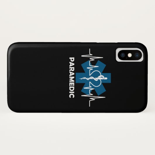 Paramedische hartslag Case-Mate iPhone case (Achterkant (horizontaal))
