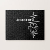 Paramedische hartslag verpleegkundige legpuzzel (Horizontaal)