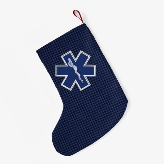 Paramedische medische spoedhulp Ster Kleine Kerstsok (Achterkant (Hangend))