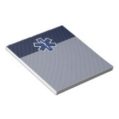 Paramedische medische spoedhulp Ster Notitieblok (Schuin)