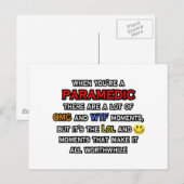 Paramedische ... OMG WTF LOL Briefkaart (Voorkant / Achterkant)