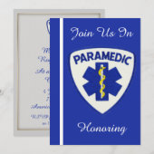 Paramedische oproep tot pensionering kaart (Voorkant / Achterkant)