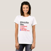 Paramedische Quiz...Joke T-shirt (Voorkant volledig)