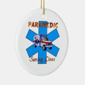 Paramedische reddingslevens keramisch ornament (Rechts)