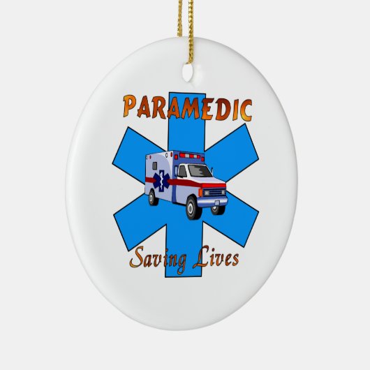 Paramedische reddingslevens keramisch ornament (Rechts)