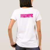 Paramedische roze ster van leven t-shirt (Achterkant)