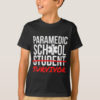 Paramedische school Afstuderen Gift Student Surviv T-shirt
