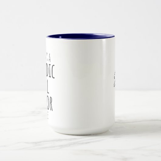 Paramedische schooloverlevende gepersonaliseerd mok (Midden)