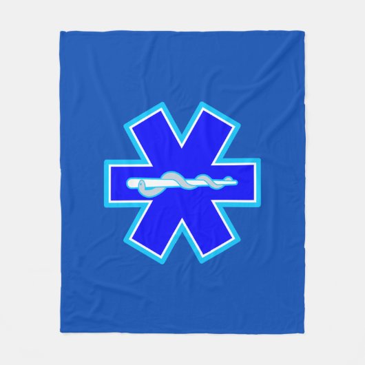 Paramedische spoeddiensten voor sterren fleece deken (Voorkant)