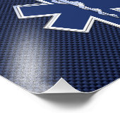 Paramedische spoeddiensten voor sterren foto afdruk (Hoek)