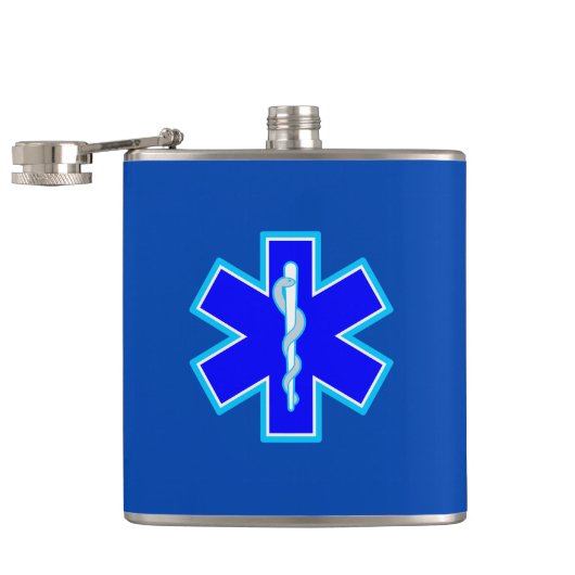 Paramedische spoeddiensten voor sterren heupfles (Geopend)