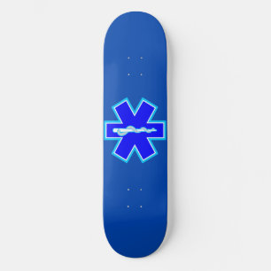 Paramedische spoeddiensten voor sterren skateboard