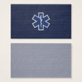 Paramedische spoeddiensten voor sterren visitekaartje (Voorkant /achterkant)