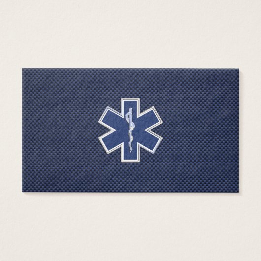 Paramedische spoeddiensten voor sterren visitekaartje (Voorkant)