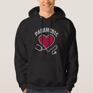 Paramedische stethoscoop met hart hoodie