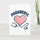 Paramedische stethoscoop met hart kaart (Voorkant)