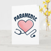 Paramedische stethoscoop met hart kaart (Gele Bloem)