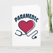 Paramedische stethoscoop met hart kaart (Voorkant)