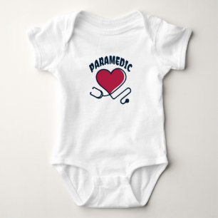 Paramedische stethoscoop met hart romper
