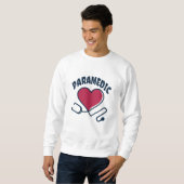 Paramedische stethoscoop met hart trui (Voorkant volledig)