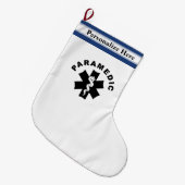 Paramedische thema grote kerstsok (Voorkant (Hangend))