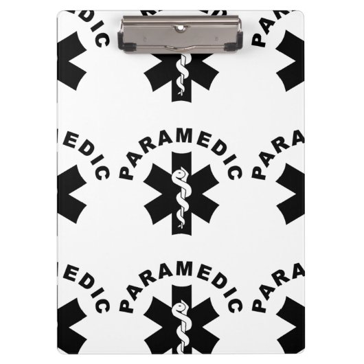 Paramedische thema klembord (Voorkant)