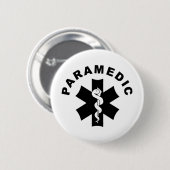 Paramedische thema ronde button 5,7 cm (Voorkant /achterkant)