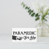 Paramedische Visitekaartjes - Koel-Vintage (Staand voorkant)