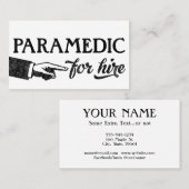 Paramedische Visitekaartjes - Koel-Vintage (Voorkant / Achterkant)