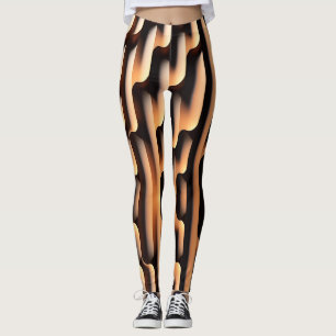 Parametrische raad 3D Modern Patroon Leggings