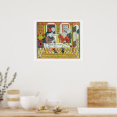 Paramoshka en Savoska (houtsnippers) Poster (Keuken)