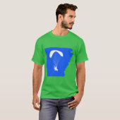 Paramotor Arkansas blauw T-shirt (Voorkant volledig)
