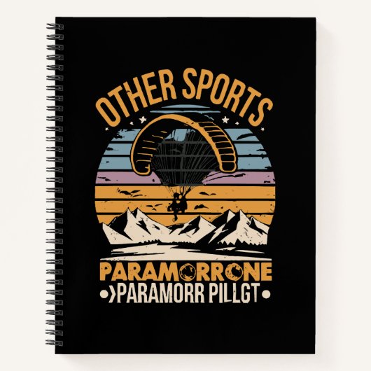 Paramotor piloot paramotoring notitieboek (Voorkant)
