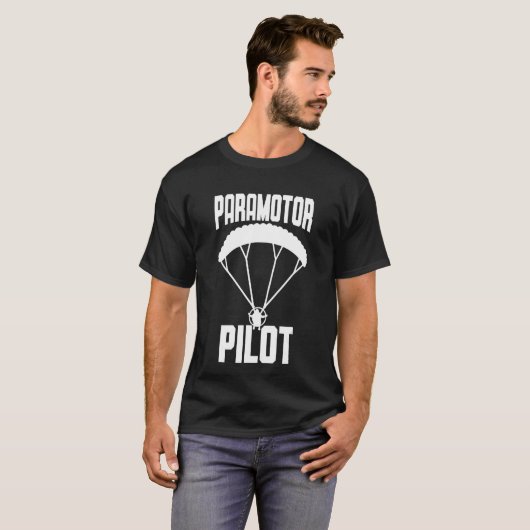 Paramotor Pilot T-shirt (Voorkant volledig)
