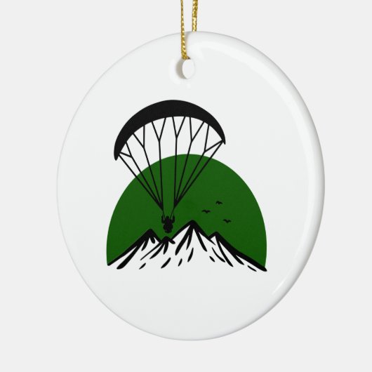 Paramotor Retro Keramisch Ornament (Links)