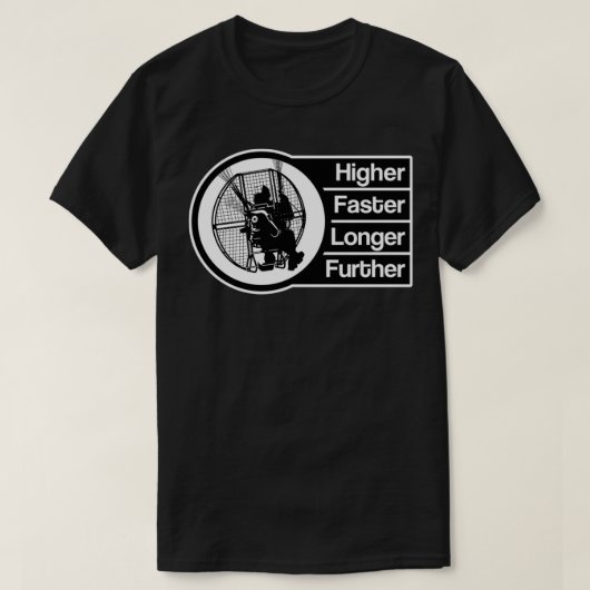 Paramotor sneller en krachtiger t-shirt (Design voorkant)