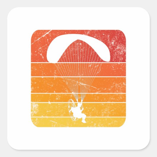 Paramotor Sticker Paragliding Sticker Hang Gliding (Voorkant)