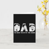 Paramotoring Dad Het Man De mythe De legende vader Kaart (Gele Bloem)