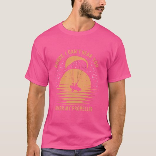 Paramotoring Paragliding Air Sport Paramotor Pilot T-shirt (Voorkant)