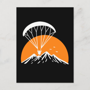 Paramotoring Retro  Briefkaart